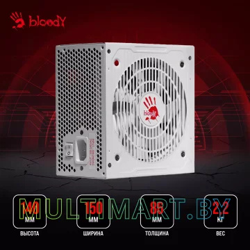 Блок питания A4Tech Bloody BD-PS750G-MW 750W картинка 24